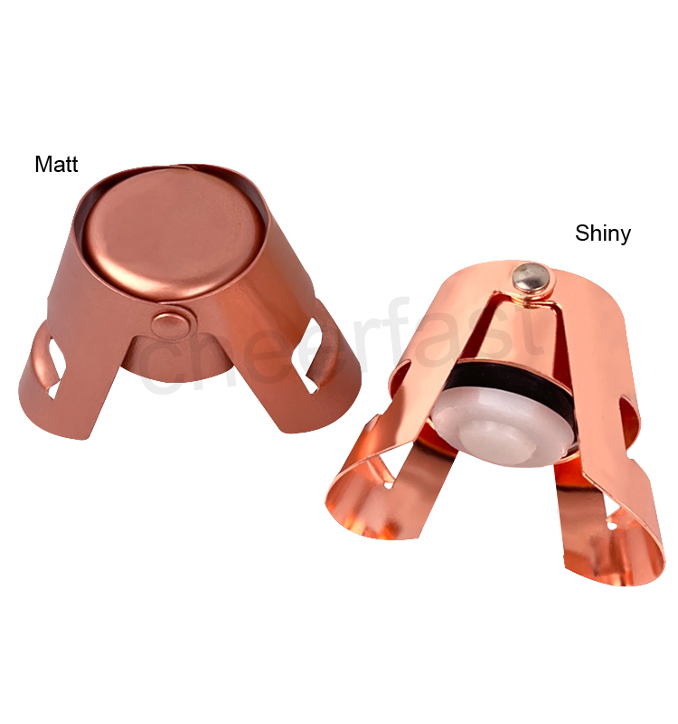 Новинка, герметизирующая заглушка для бутылок из нержавеющей стали, цвет розового и золотого вина, закрывающая заглушку бутылки для шампанского