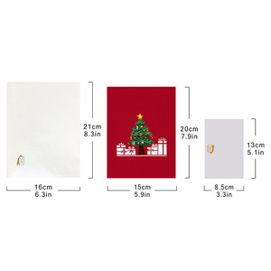 Cadeau de Noël très demandé : Boîte cadeau 3D pop-up de Noël pour papa, carte de vœux pliée pour la vente en gros - Product Image 6