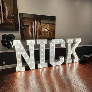 Lettere d'amore personalizzate per la decorazione di nozze LED big marquee letters led light up <span class=keywords><strong>sign</strong></span> - Product Image 4