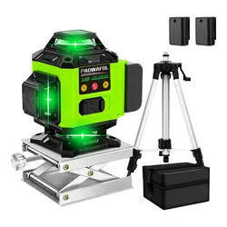 NanTong BaoWei niveau laser vert 16 lignes auto-nivelant 1/2 piles télécommande sans fil 360 lignes croisées horizontales et verticales laser - Product Image 2