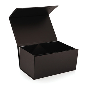 Biodegradable Collapsible Gift Box Boite Cadeau Custom Size Black Magnetic Gift Box for Dress - Product Image 4