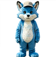 Costumes de mascotte renard bleu 3D professionnels à prix d'usine / Costumes de mascotte animale pour adultes
