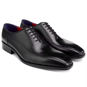 Chaussures Richelieu décontractées de haute qualité pour hommes 2026, en cuir véritable, imperméables, respirantes, design intemporel - Product Image 4