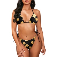 Custom Logo Hoge Kwaliteit 2 Stuks Badmode Sexy Bikini Sets Driehoek Top Hoogbouw Bikini Plus Size Badpakken Voor Vrouwen 2025