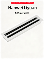 Diffuseur d'air en forme de griffe personnalisé OEM ODM, design moderne et élégant, sortie d'air dissimulée pour projets de décoration d'hôtels et de villas