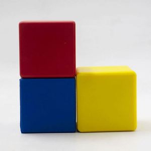 High Quality Custom Handheld Decompression PU Foam Right Angle Square Pressure Ball Simple Design Reactive Business Promotions - Product Image 2
