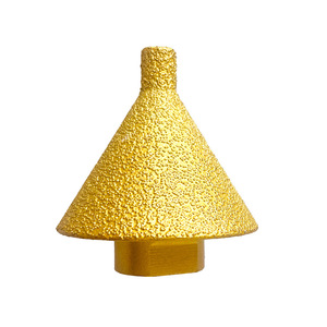 Kim cương đảo ngược chủ đề chamfering khoan lổ qua biên giới cho thủy tinh gốm gạch đá tấm đá cẩm thạch đá khô khoan đấm - Product Image 1