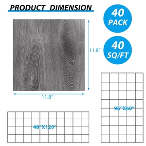 Alta qualità autoadesiva 12x12 pollici impermeabile antigraffio <span class=keywords><strong>PVC</strong></span> <span class=keywords><strong>piastrelle</strong></span> per camera dei bambini - Product Image 2