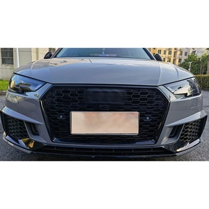 Kit de carrocería para Audi A4 2017-2019, modificación y actualización a estilo RS4, parachoques delantero, parrilla, parachoques trasero y alerón trasero. - Product Image 5