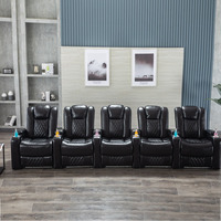 Fauteuil inclinable de cinéma éclairé, fauteuil inclinable électrique, fauteuil inclinable avec appui-tête électrique