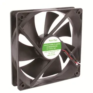 Descuento 120x120x25 24v de flujo axial ventilador de refrigeración con alta velocidad axial vertical ventilador de flujo