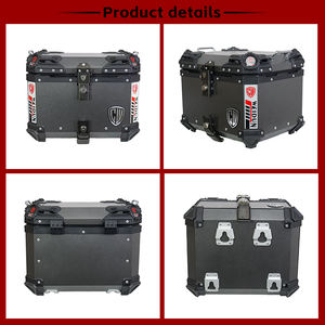 WEIDUN - Baúl Superior para Motocicleta de Aluminio Plateado de Alta Gama, 45L, Caja Trasera Impermeable para Motocicleta - Product Image 5