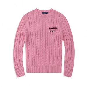 Suéter <span class=keywords><strong>de</strong></span> Punto Trenzado para <span class=keywords><strong>Hombre</strong></span> <span class=keywords><strong>de</strong></span> Alta Calidad, Estilo Old Money, con <span class=keywords><strong>Cuello</strong></span> Redondo y Logo Bordado Personalizado - Product Image 6