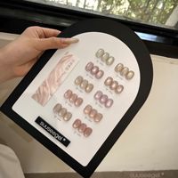 Ensemble de vernis à ongles en gel UV effet œil de chat Moonlight Glass 10 couleurs : gel UV non toxique pour des manucures DIY élégantes et professionnelles et des salons de manucure