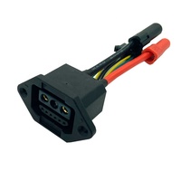 2 + 6 Pin Port baterai Lithium dengan kabel 10AWG & XT150 Ideal untuk EV/menara dudukan kabel baterai