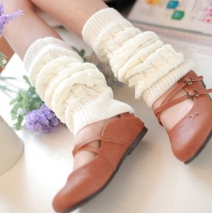 Mujeres invierno <span class=keywords><strong>moda</strong></span> encaje calentador <span class=keywords><strong>de</strong></span> la pierna calcetines <span class=keywords><strong>de</strong></span> arranque <span class=keywords><strong>de</strong></span> punto - Product Image 1