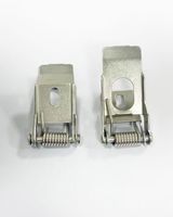 Clips à ressort pour luminaires, supports de montage pour panneaux de plafond