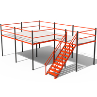 Scaffalature per Pneumatici a Soppalco, Unità di Scaffalatura Metallica, Sistema di Scaffalature Robuste per Magazzino