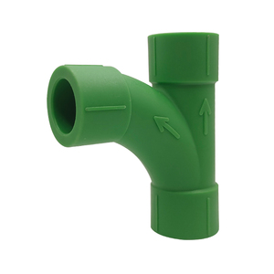 Materiales de plomería: Conexiones PPR (codo, codo en T, tuerca) de 20mm, 25mm, 32mm, 40mm, 50mm, 63mm, personalización OEM disponible - Product Image 1