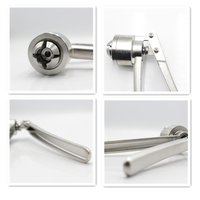 Pince à sertir manuelle pour flacons en acier inoxydable GL à prix d'usine pour bouteille de parfum et couvercle en plastique aluminium de 8mm à 32mm