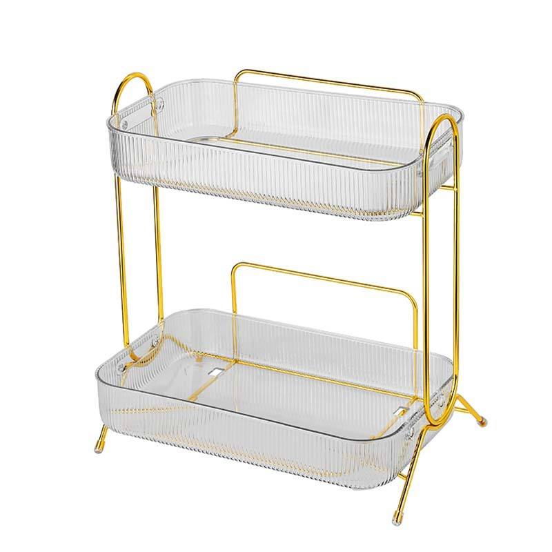 AJ-1996 ชั้นวางของตั้งโต๊ะ [สีขาวใส]