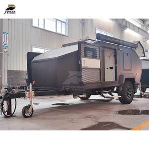 Remorque pliante Lowboy Camper Black Rhino Expedition Rv Flat Bed Caravan Vintage Closed Tow - Product Image 1