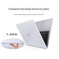 Étui de protection en plastique transparent pour ordinateur, pour ordinateur portable, pour Mac Book Air Pro