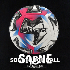 Ballon de football en cuir PVC de haute qualité, respectueux de l'environnement, doux au toucher, taille 5, cousu à la machine, 3,5 mm, pour l'entraînement sportif en équipe - Product Image 2