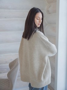 <span class=keywords><strong>Pull</strong></span> ample en tricot personnalisé pour <span class=keywords><strong>femme</strong></span>, col roulé, uni, grande taille, fabriqué en Russie, modèle 2026 - Product Image 5