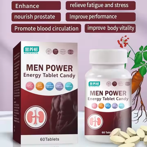 Energie-Tabletten für Männer Reine Kräuter-Power-Pillen Süßigkeiten-Nahrungsergänzungsmittel mit Schwarzem Maca-Wurzel für Erwachsene - Product Image 2