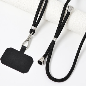 <b>Polyester</b> <b>Lanyard</b> 5Mm Adjustable Braided Rope Neck Strap Phone Case Patch With Snap Hook Crossbody Use - Product Image 1