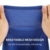 Masque facial intégral unisexe en nylon respirant et absorbant la transpiration pour le sport en plein air, protection solaire, coupe ajustée, idéal pour l'été