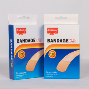 Pansements adhésifs stériles en tissu souple et respirant, bande de premiers secours, paquet de 100/boîte, patchs souples et extensibles pour plaies - Product Image 6