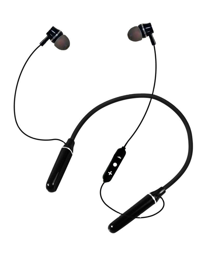 Беспроводная гарнитура IPX4 Bt 5,0 с длинным сроком службы батареи, наушники-вкладыши, спортивные наушники с шейным ободом и микрофоном