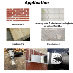 35mm thép không gỉ kim cương Grit tuôn ra cắt dao động đa công cụ phát hành nhanh chóng gạch vữa loại bỏ lưỡi cưa - Product Image 6