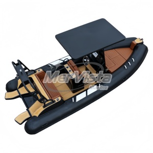Vente chaude 580cm <span class=keywords><strong>bateau</strong></span> à rames coque en aluminium robuste <span class=keywords><strong>semi</strong></span>-<span class=keywords><strong>rigide</strong></span> <span class=keywords><strong>bateau</strong></span> à côtes gonflable pour la pêche - Product Image 4
