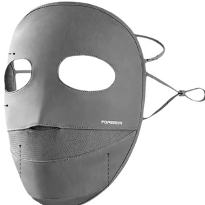 Máscara Facial Completa de Seda de Hielo, Talla Única, para Mujer, Protección UV para Ciclismo, Protección Solar - Product Image 2