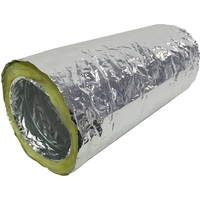 Conduit isolé flexible de papier d'aluminium avec le fournisseur chinois de fibre de verre pour le prix approprié