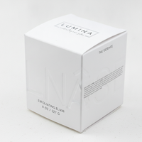 Kotak Kertas Katun Mewah STE dengan Embos Foil Emas Rose untuk Kemasan Masker Vitamin C Perawatan Kulit