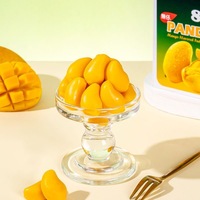 Factory Direct Custom Hot Sell Bulk Soft Jelly Candy Peelable Mango Fruity Gummy Candy Multi-Colored Sweet 72g Bag