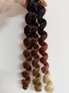 Extensiones de <span class=keywords><strong>Cabello</strong></span> Sintético con Ondas Sueltas <span class=keywords><strong>y</strong></span> Rizos en Espiral, 14 Pulgadas, 75g, <span class=keywords><strong>Cabello</strong></span> <span class=keywords><strong>Corto</strong></span> <span class=keywords><strong>y</strong></span> <span class=keywords><strong>Rizado</strong></span> <span class=keywords><strong>para</strong></span> <span class=keywords><strong>Trenzas</strong></span>, Resistente a Altas Temperaturas <span class=keywords><strong>para</strong></span> Mujer - Product Image 2