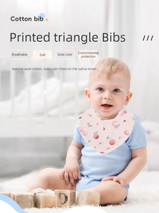 Bandana en coton écologique pour enfants, bavoir réutilisable à double face - Product Image 2