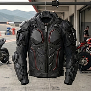 Custom Armored Motorcycle Leather <b>Jacket</b> Waterproof Windproof Winter Protective Riding Gear CE Armor Racing <b>Biker</b> <b>Jacket</b> Men - Product Image 1