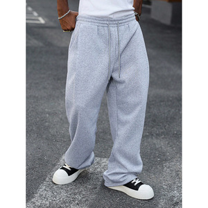 Pantalones Deportivos Casuales para <span class=keywords><strong>Hombre</strong></span>, Estilo Americano, a la Moda, Cintura Media, Elásticos, con Cordón, Corte Holgado, Rectos y Largos - Product Image 4