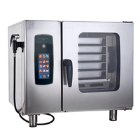 Four combiné à convection pour projet d'hôtel Équipement de cuisine robuste Four électrique programmable à haut rendement énergétique