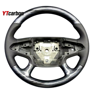 YTcarbon para Logan <span class=keywords><strong>Sandero</strong></span> Duster Stepway MCV, piezas de automóvil, accesorios interiores de coche, volante de estilo de madera personalizado - Product Image 3