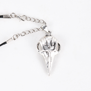 ZRM Collar con Colgante de Calavera de Ave Religiosa <span class=keywords><strong>Bellatrix</strong></span> Sculney de Aleación de Zinc con Cadena de Cuerda Vintage, Superventas - Product Image 5