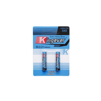 Pabrik Kingever OEM Label Pribadi LR03 AAA 1.5V Baterai Alkaline Kering Tahan Lama untuk Peralatan Rumah Tangga, Mainan, Senter, dan Remote