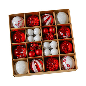 AYOYO Décorations de Noël Baril Boules colorées Arbre de Noël Petit Pendentif Accessoires Décoration suspendue Boule lumineuse - Product Image 3