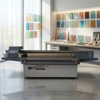 Mesin Printer Inkjet 2513 Format Besar Printer UV Flatbed Logam Cmyk Putih Pernis